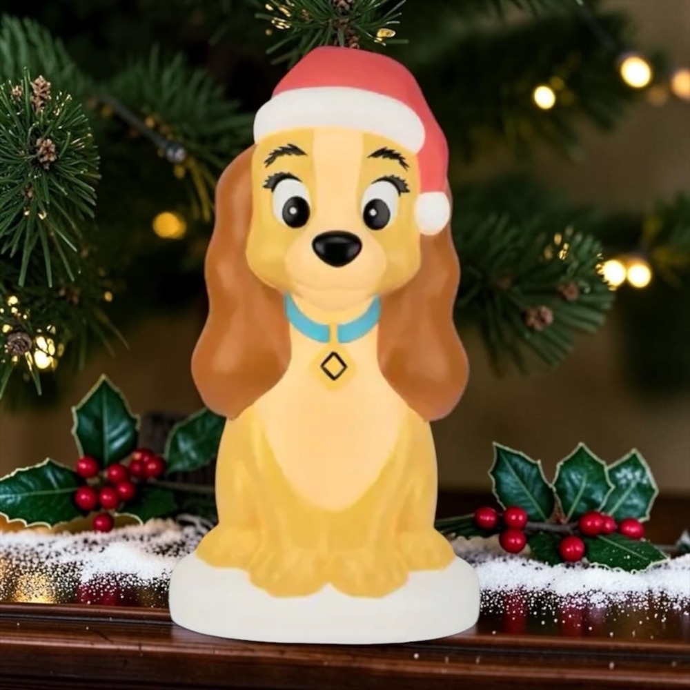 Disney Lady & The Tramp Christmas Blow Mold Light Up Holiday Decor 2026 NEW